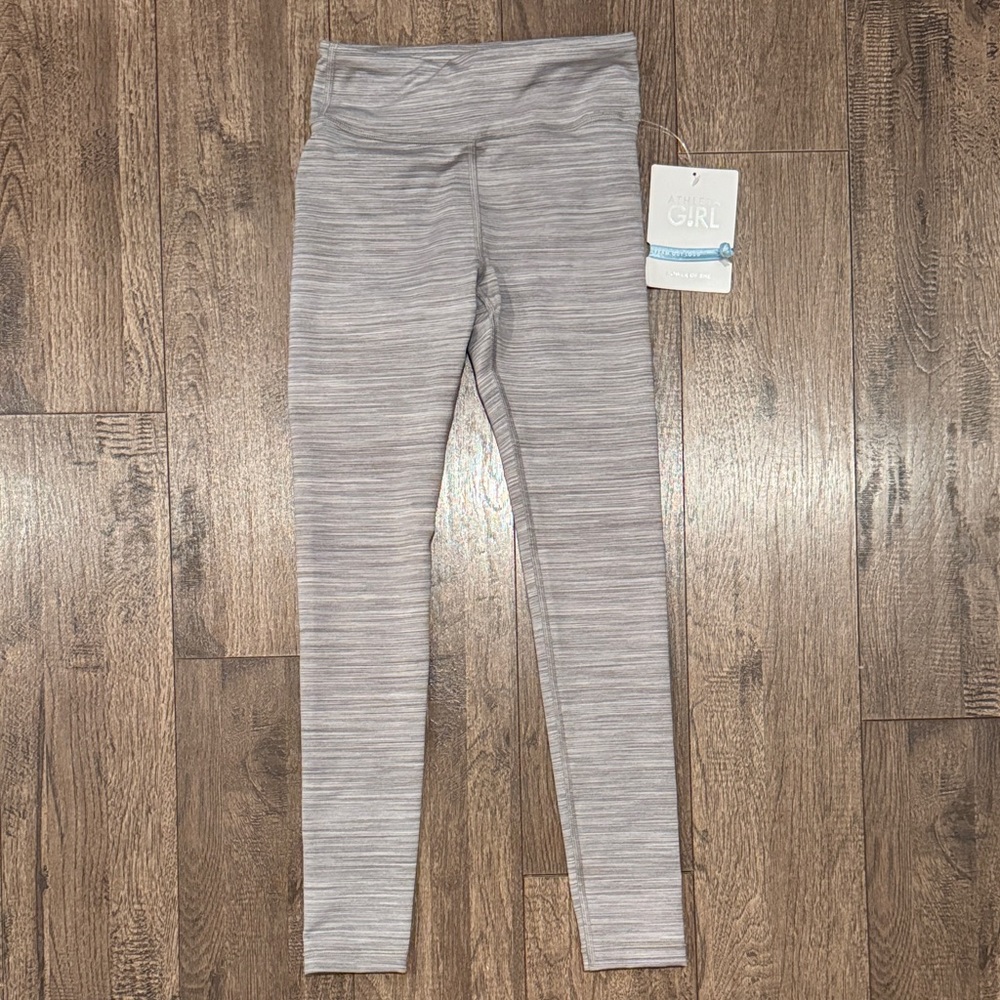 Athleta Kids Light Gray Leggings